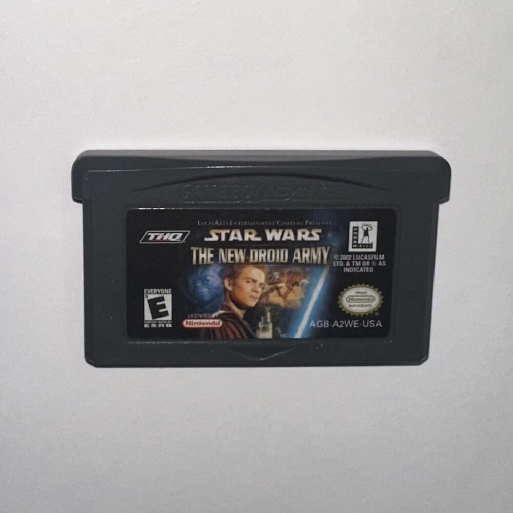 Star Wars: The New Droid Army Nintendo Gameboy Advance GBA TESTED WORKS